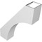 Ekena Millwork 6-in. W x 22-in. D x 28-in. H Westlake Architectural Grade PVC Knee Brace BRCP06X22X28WTL - alternate 3